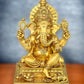 Superfine Brass Lord Ganesha Statue - 20 inch - Budhshiv.com