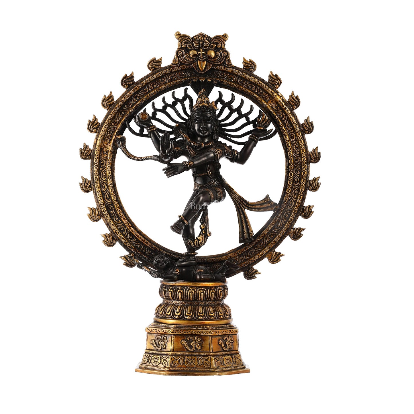 Superfine Brass Nataraja Dancing Shiva Statue - 23 inch - Budhshiv.com