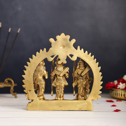 Superfine Brass Ram Darbar Idol | Height 7.5 inch - Budhshiv.com