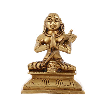 Superfine Brass Ramanujacharya Idol | Height 4 inch - Budhshiv.com