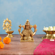 Superfine Brass Shreemant Dagdusheth Halwai Ganpati idol - Budhshiv.com