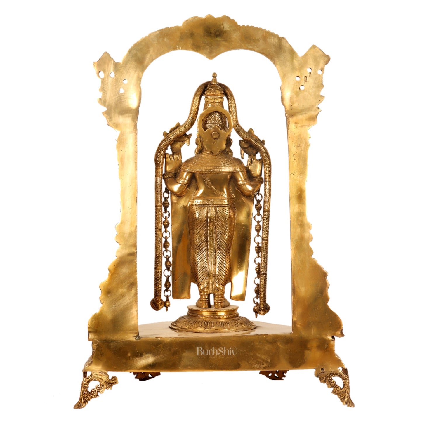 Tirupati Balaji Brass Idol 25 inches - Budhshiv.com