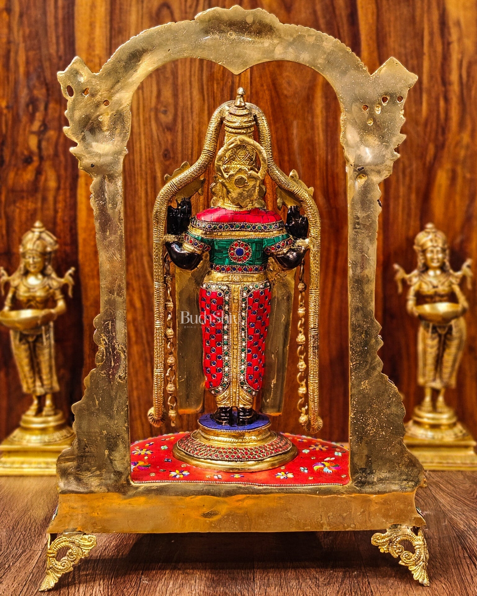 Tirupati Balaji Brass Idol 25 inches - Budhshiv.com