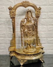 Tirupati Balaji Brass Idol 25 inches - Budhshiv.com