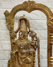 Tirupati Balaji Brass Idol 25 inches - Budhshiv.com
