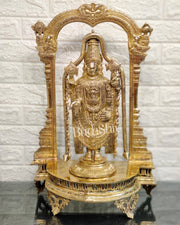 Tirupati Balaji Brass Idol 25 inches - Budhshiv.com